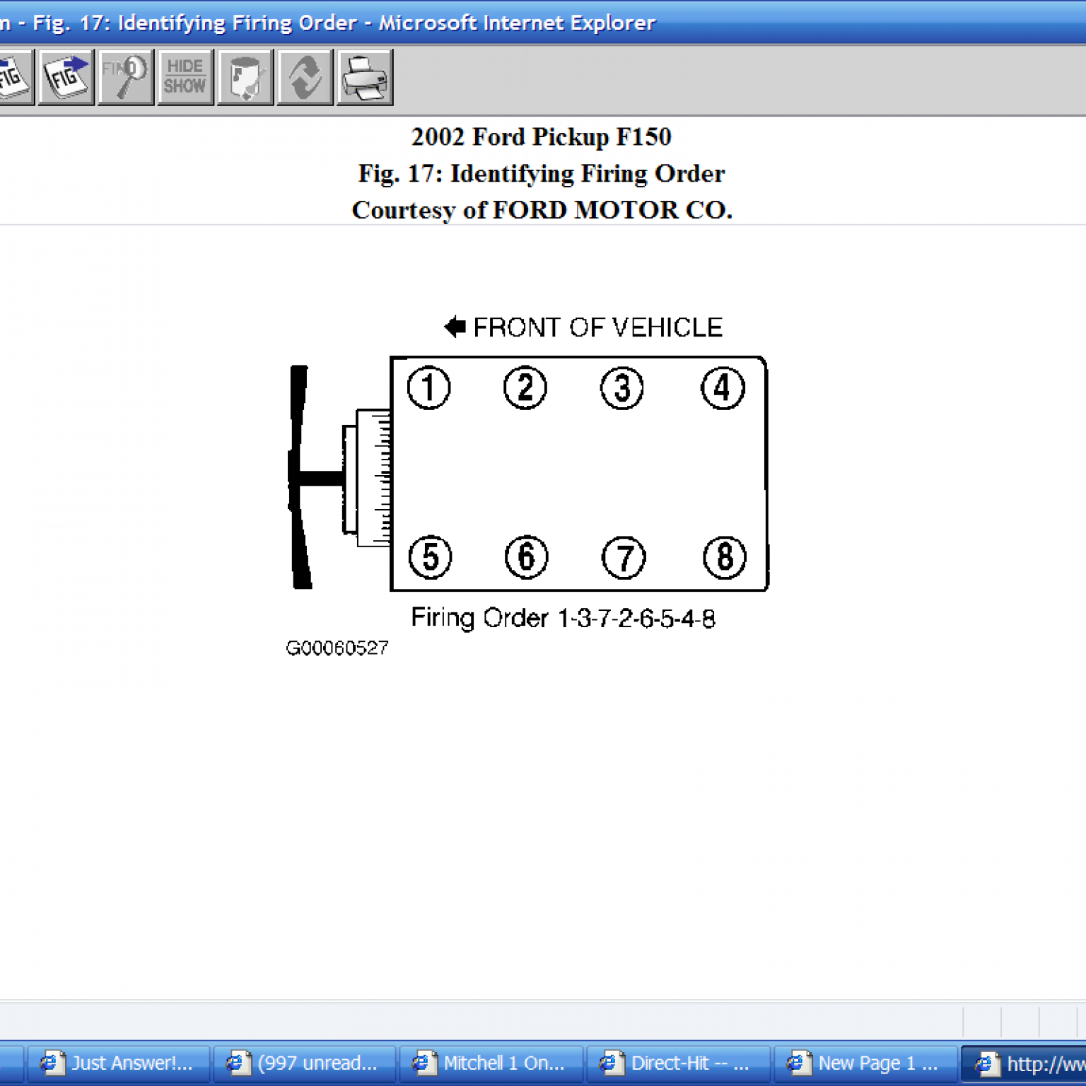 2005 Ford F150 46 L Firing Order Wiring And Printable