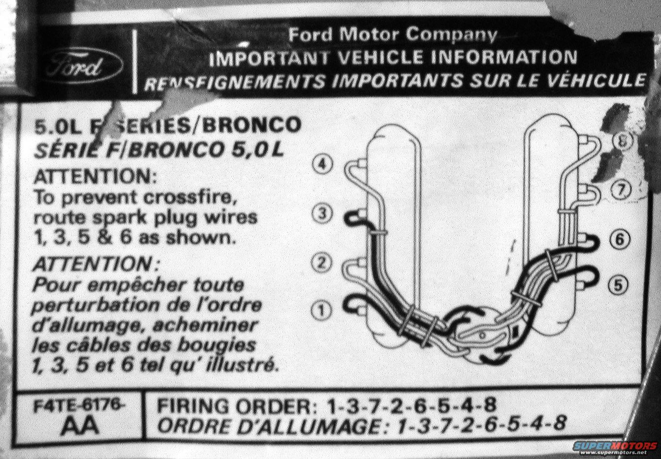 1979 Ford 302 Firing Order