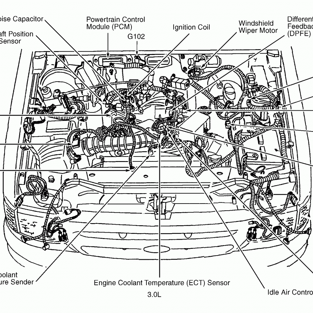 1999 Ford Mustang V6 Coil Pack Firing Order