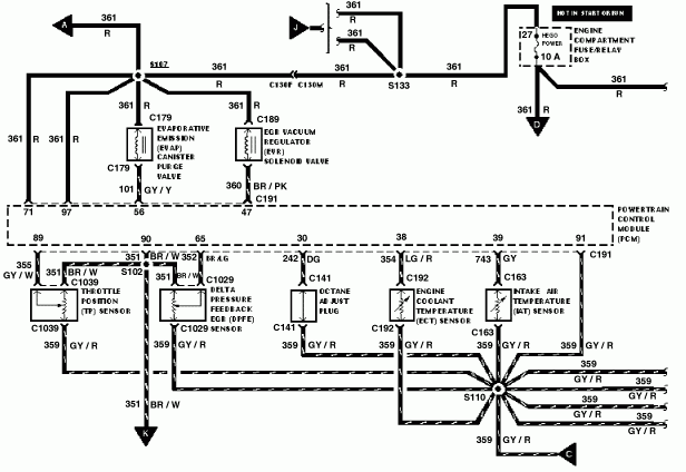 2001 Ford Taurus 3.0 Firing Order